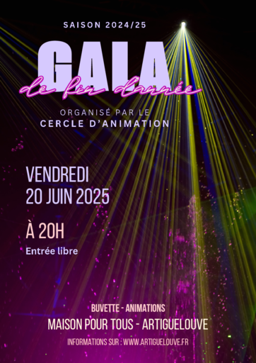 GALA du 20 Juin 2025 - AFFICHE